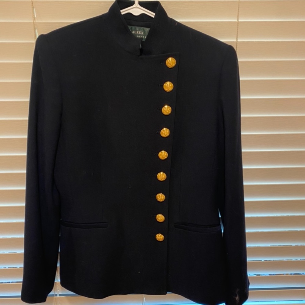Ralph Lauren Side Button Blazer